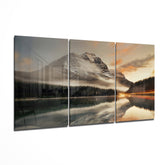 Mountain View Glass Wall Art.